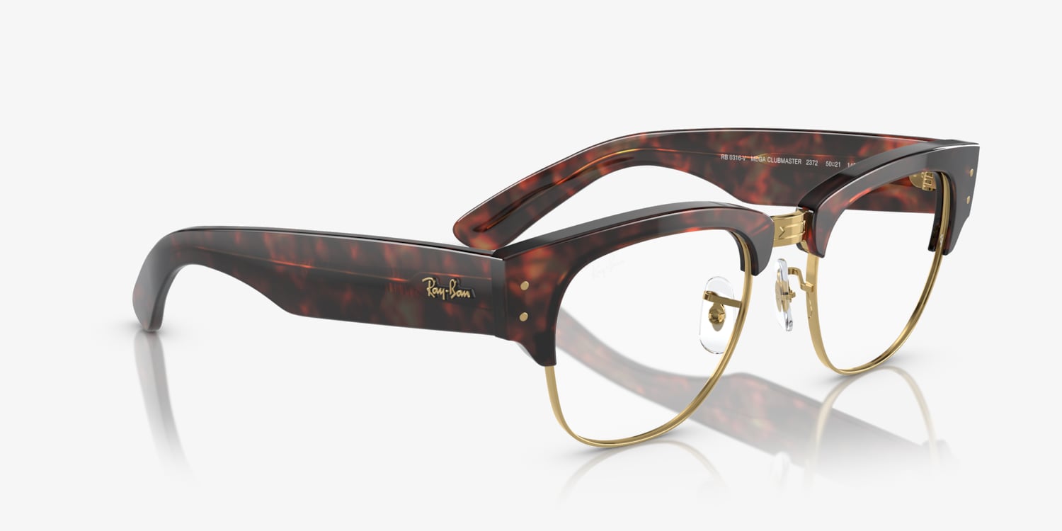 Ray-Ban ClubMaster 伊達メガネ Ray-Ban RB0316V Mega Clubmaster Optics Eyeglasses | LensCrafters