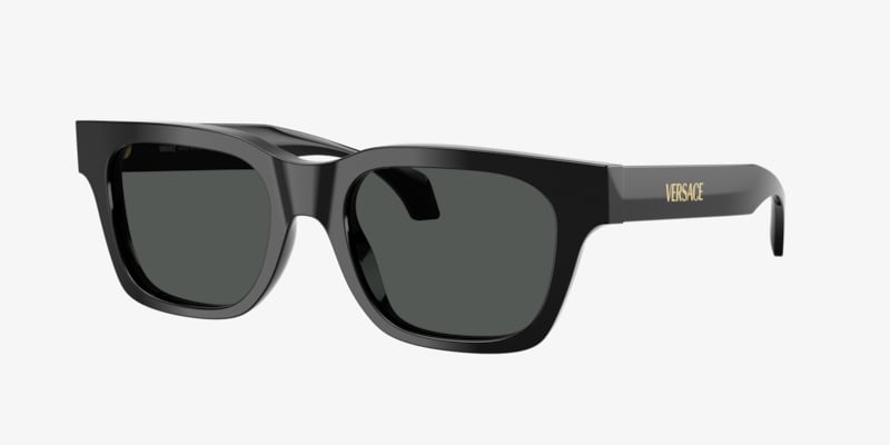 VERSACE スモークオーバルサングラス 度数入り メドゥーサ デコ オーバル サングラス ハバナ,ゴールド | VERSACE JP