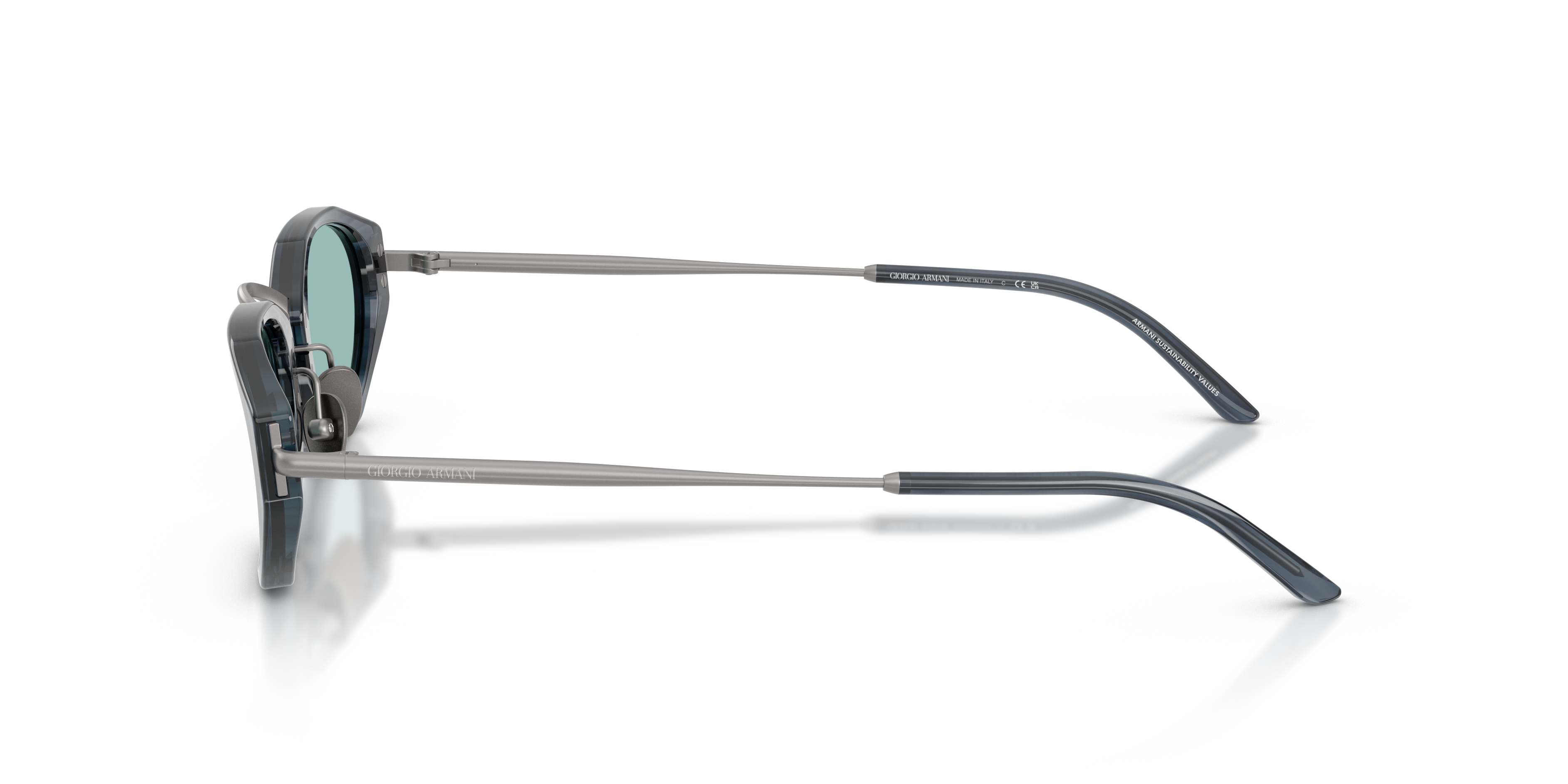 ARMANI jeans限定魚眼レンズ Amazon.com: Armani Exchange Unisex Sunglasses Shiny Transparent