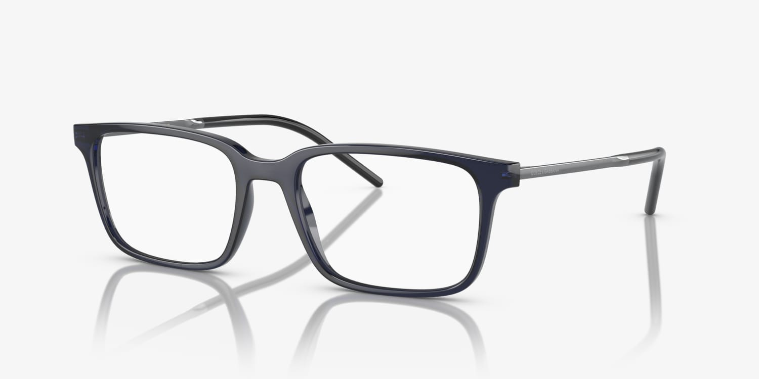 DOLCE&amp;GABBANA メガネフレーム D&amp;G5099T 082 Amazon.com: Dolce & Gabbana DG 5099 Transparent Blue 55/18/145 men