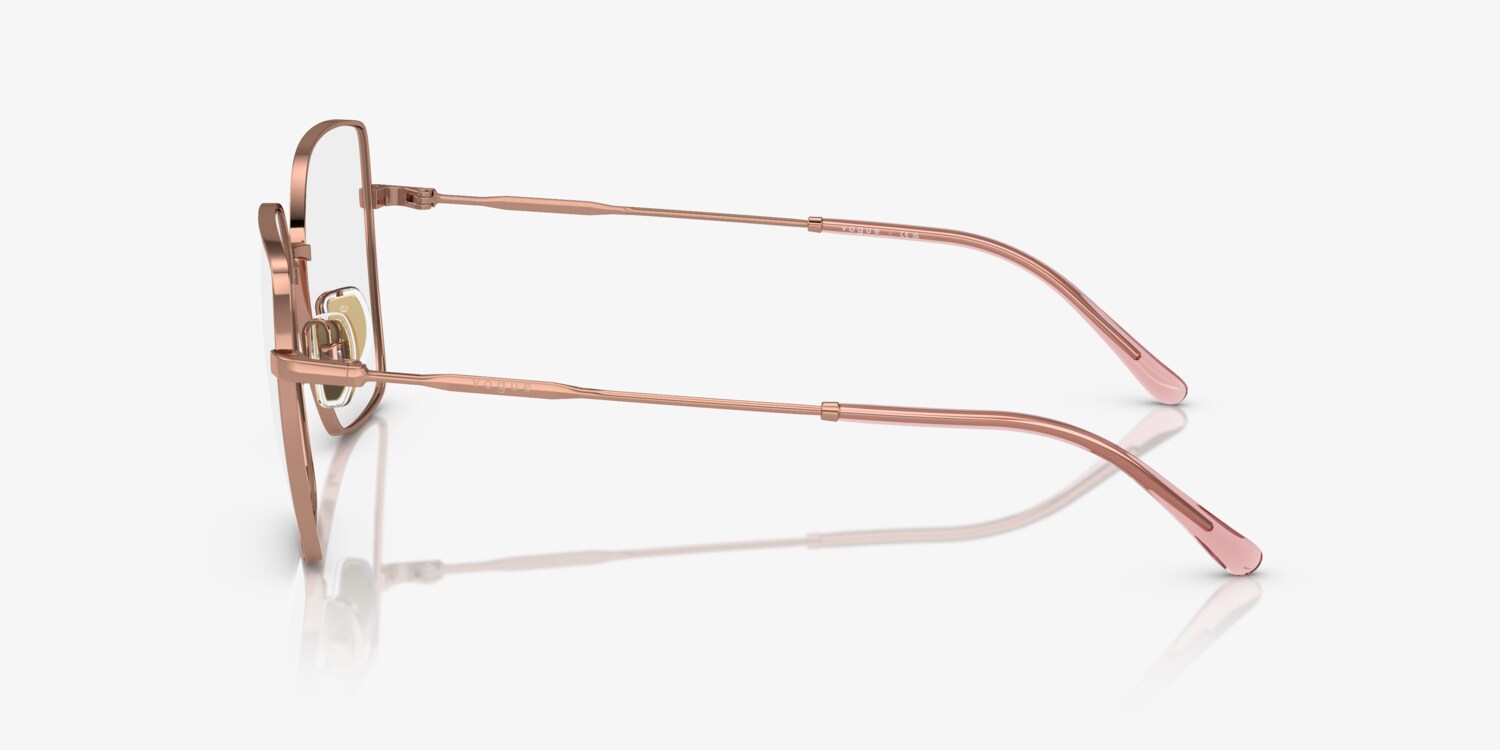 Vogue Eyewear Womens Vo4274 Square Eyewear Frames - Light‎ Violet Demo Lens Eyeglasses VO4274 - Gold - Demo Lens - Metal | Vogue Morocco main image 4