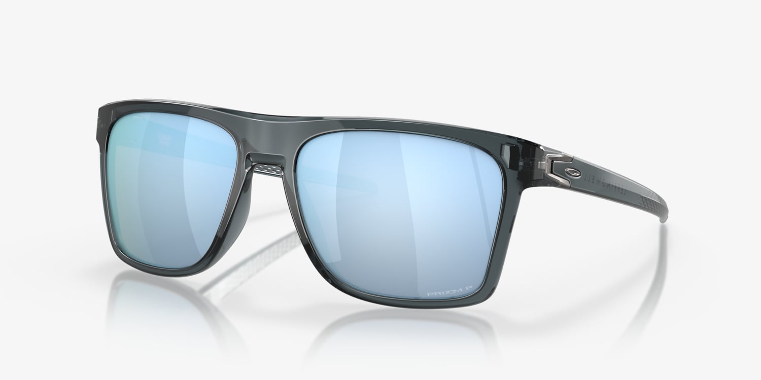OAKLEY(オークリー) LEFFINGWELL crystal BK Oakley Mens Fit Leffingwell Crystal Black Frame - Prizm Deep