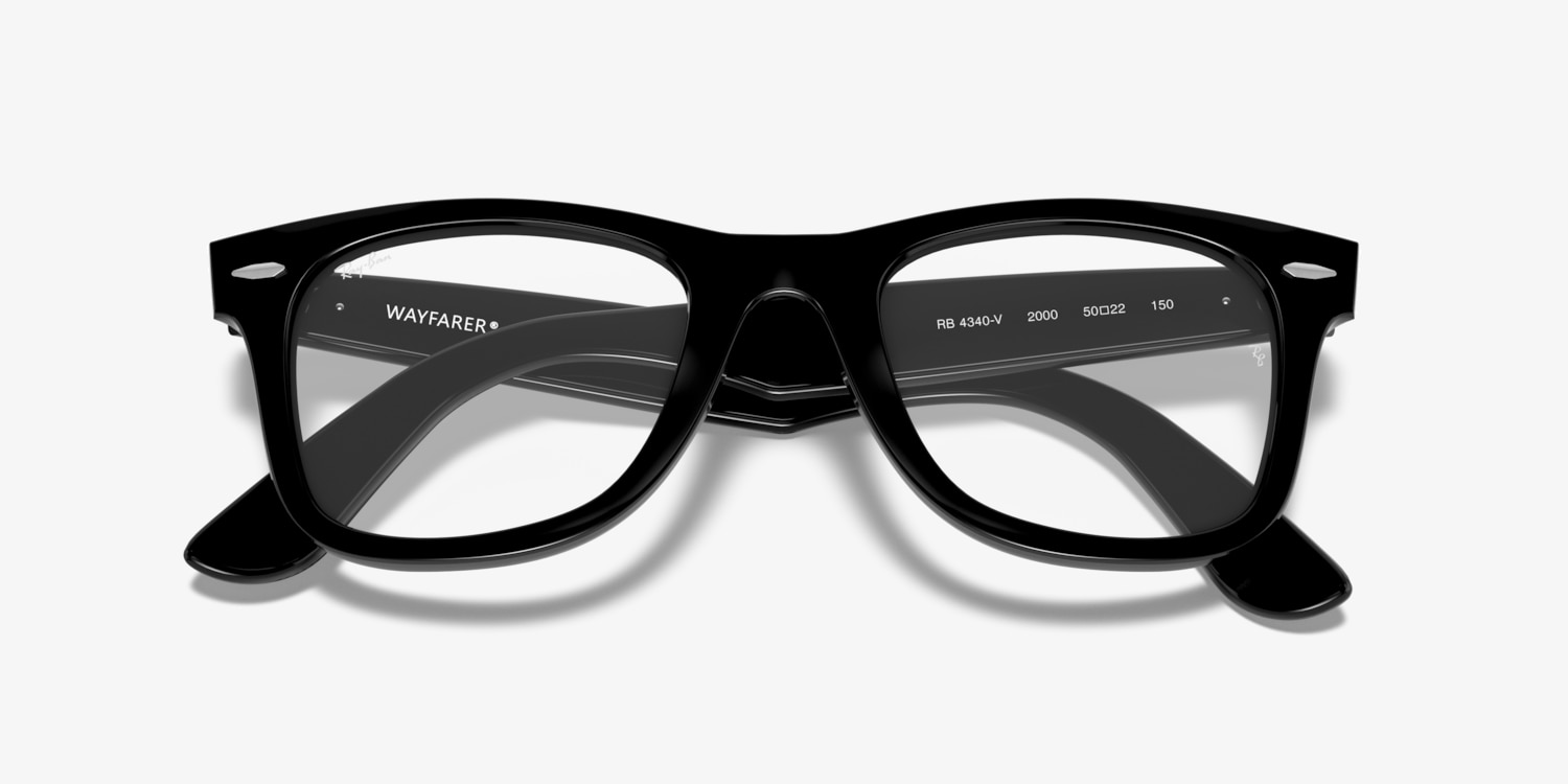 Ray-Ban RB4340V Wayfarer Ease Optics Eyeglasses | LensCrafters
