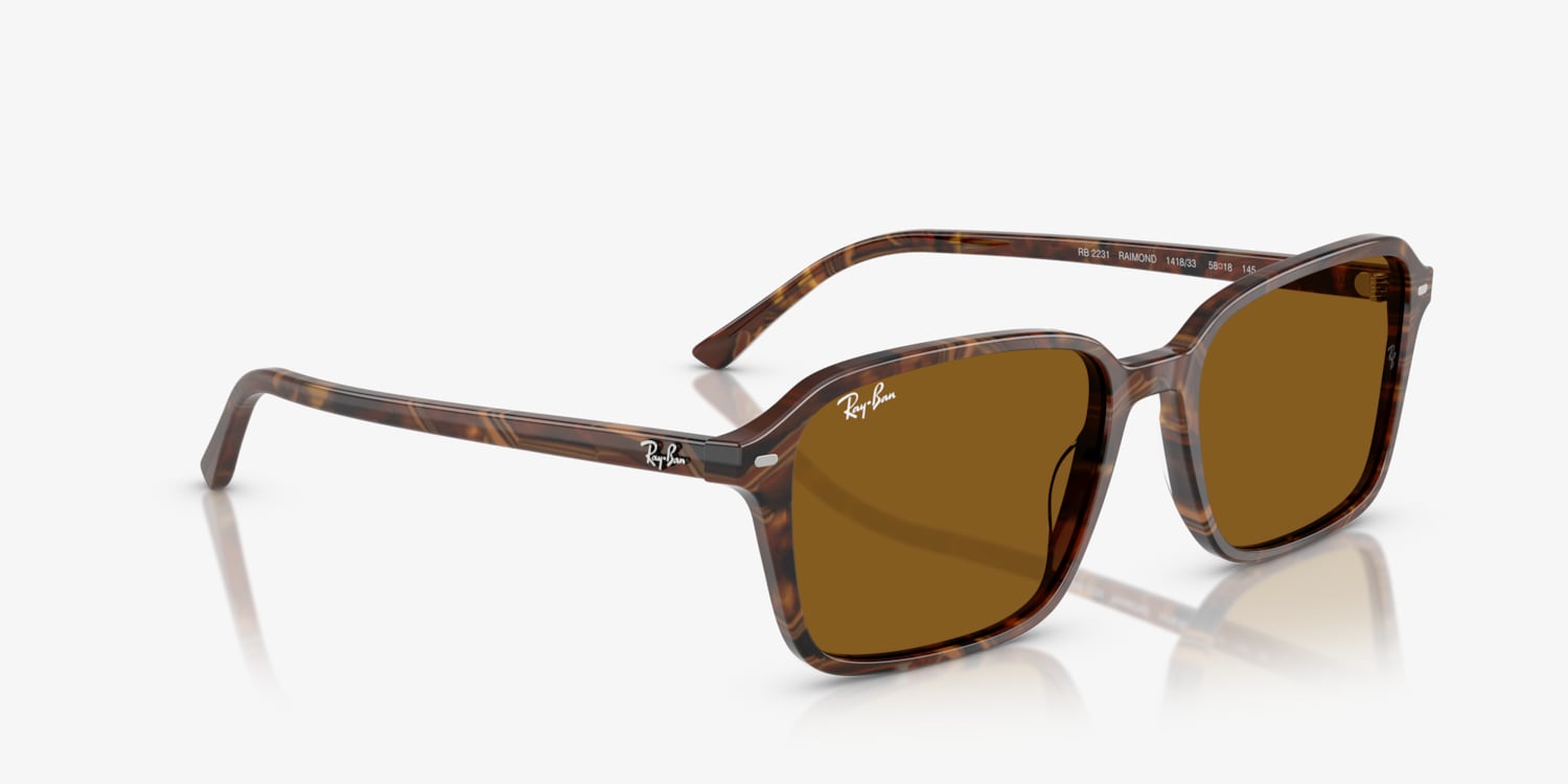 と*も様 Ray-Ban ブラウンフレーム サングラス Ray-Ban RB2231 Raimond Sunglasses | LensCrafters