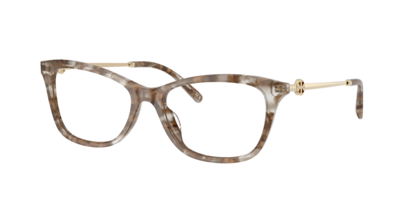 Tory Burch Woman  Brown Crystal Tortoise