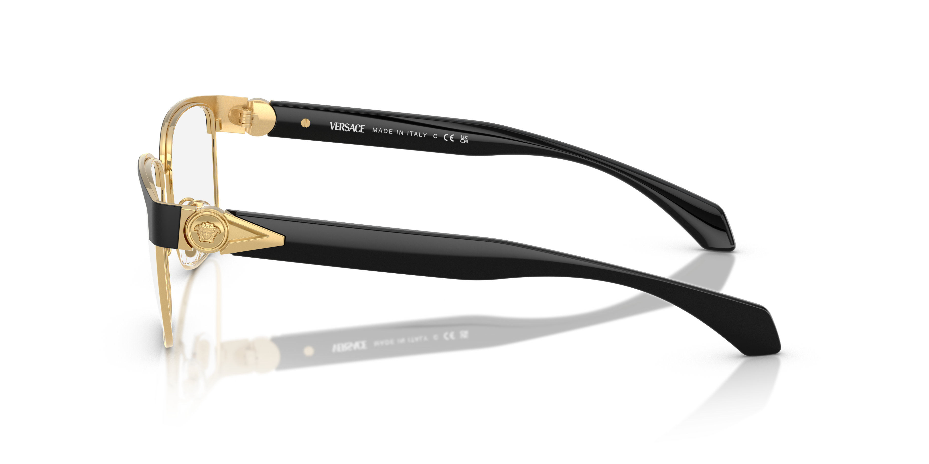 VERSACE メガネ 1305 55-16-140 ケース付き リムレス VERSACE メガネ 1305 55-16-140 ケース付き リムレス VERSACE メガネ
