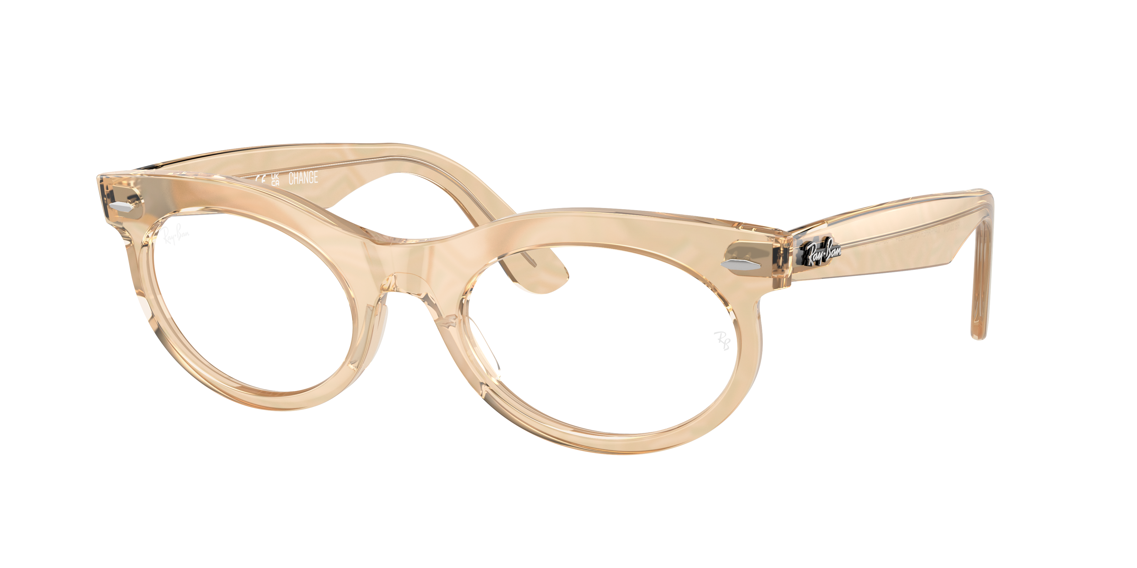 Ray-Ban RB2242V Wayfarer Oval Optics Change Eyeglasses