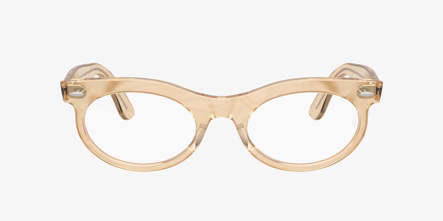 Ray-Ban RB2242V Wayfarer Oval Optics Change Eyeglasses | LensCrafters