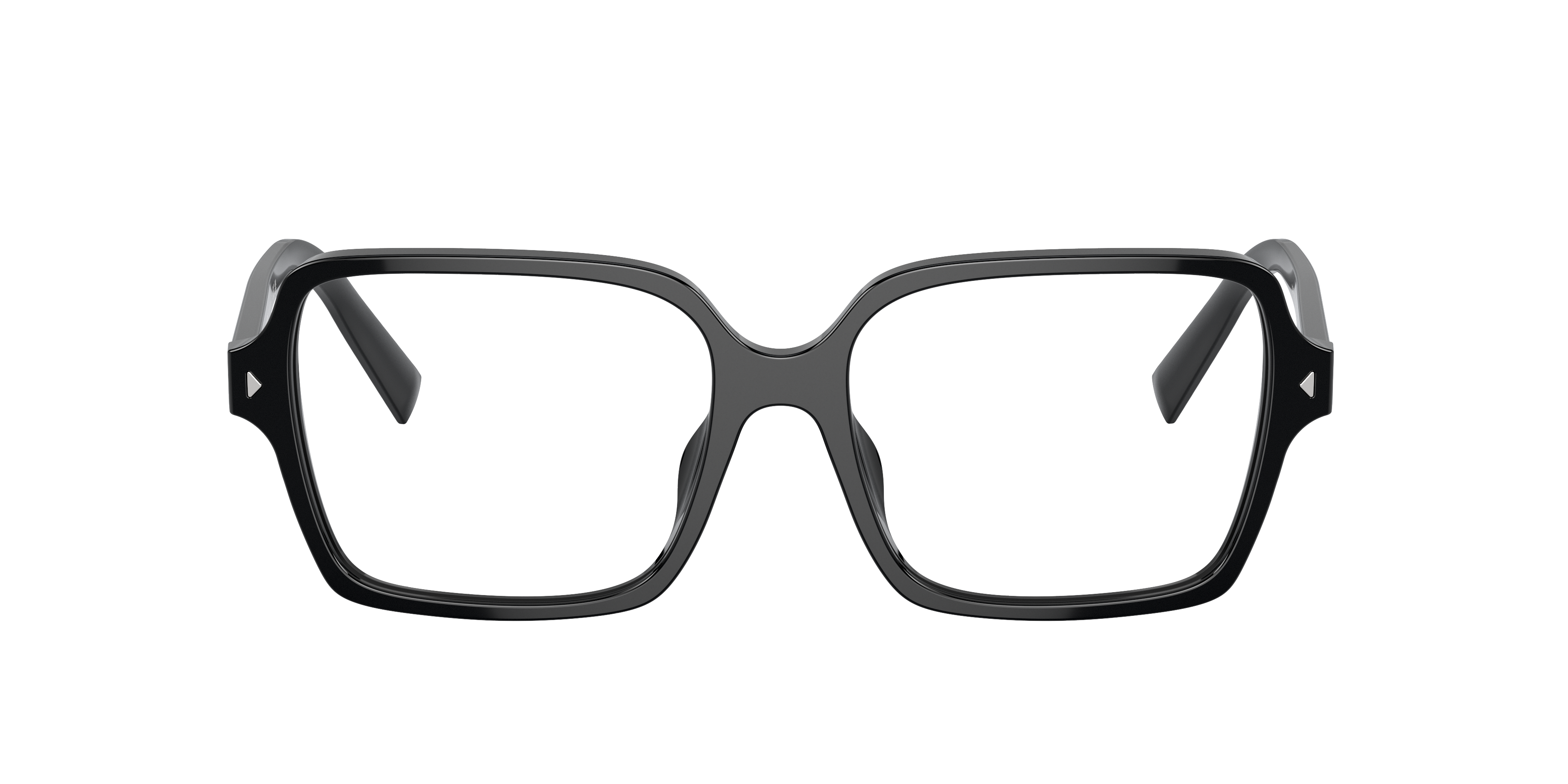 小物 00s Prada l eyewear black archive Prada PR A06S M (50 - 21) with Grey lenses and Black frame