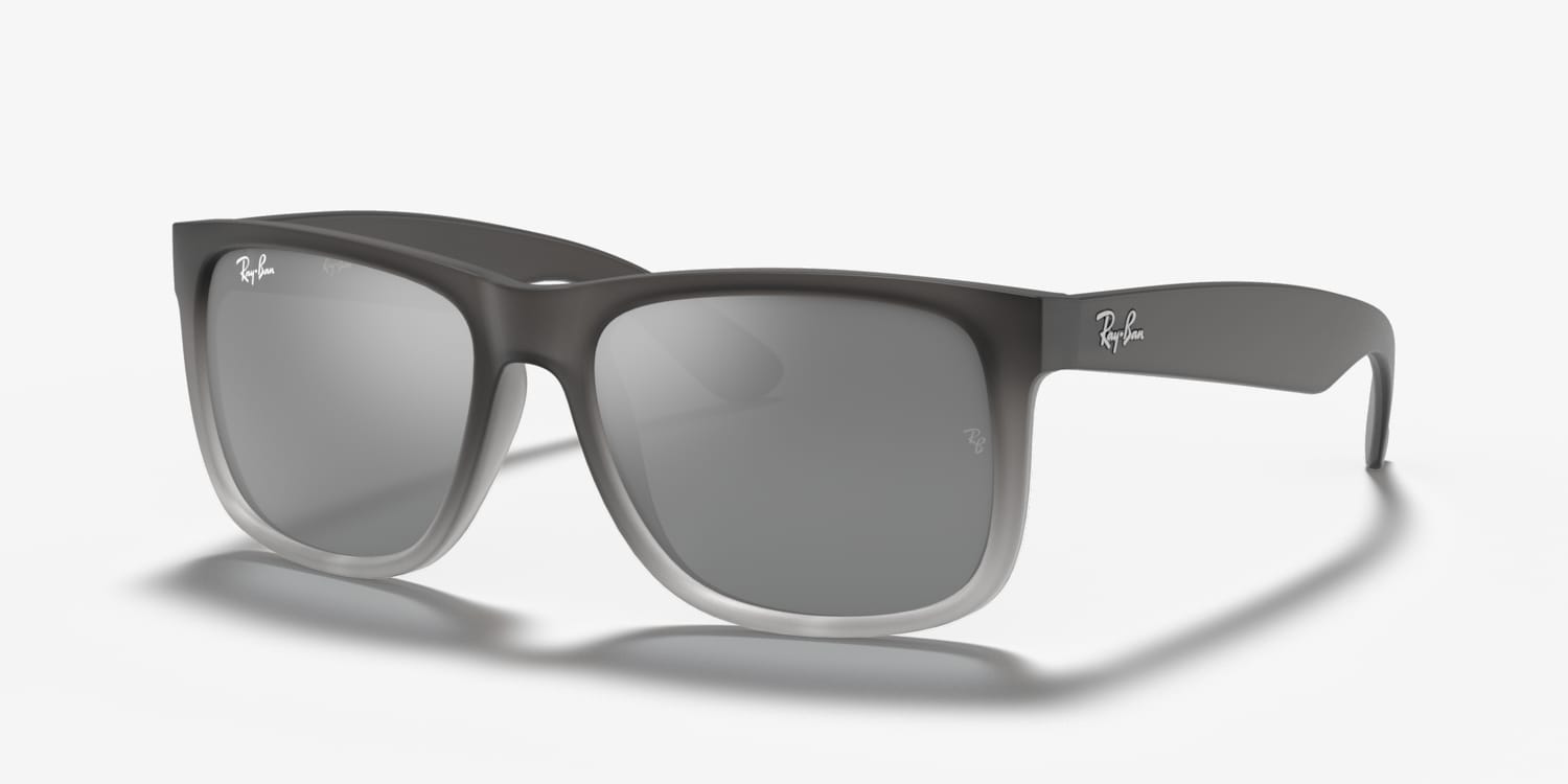 Ray-Ban　ジャスティン　タレックス Ray-Ban Ray-Ban Justin Color Mix Sunglasses - Black/Grey
