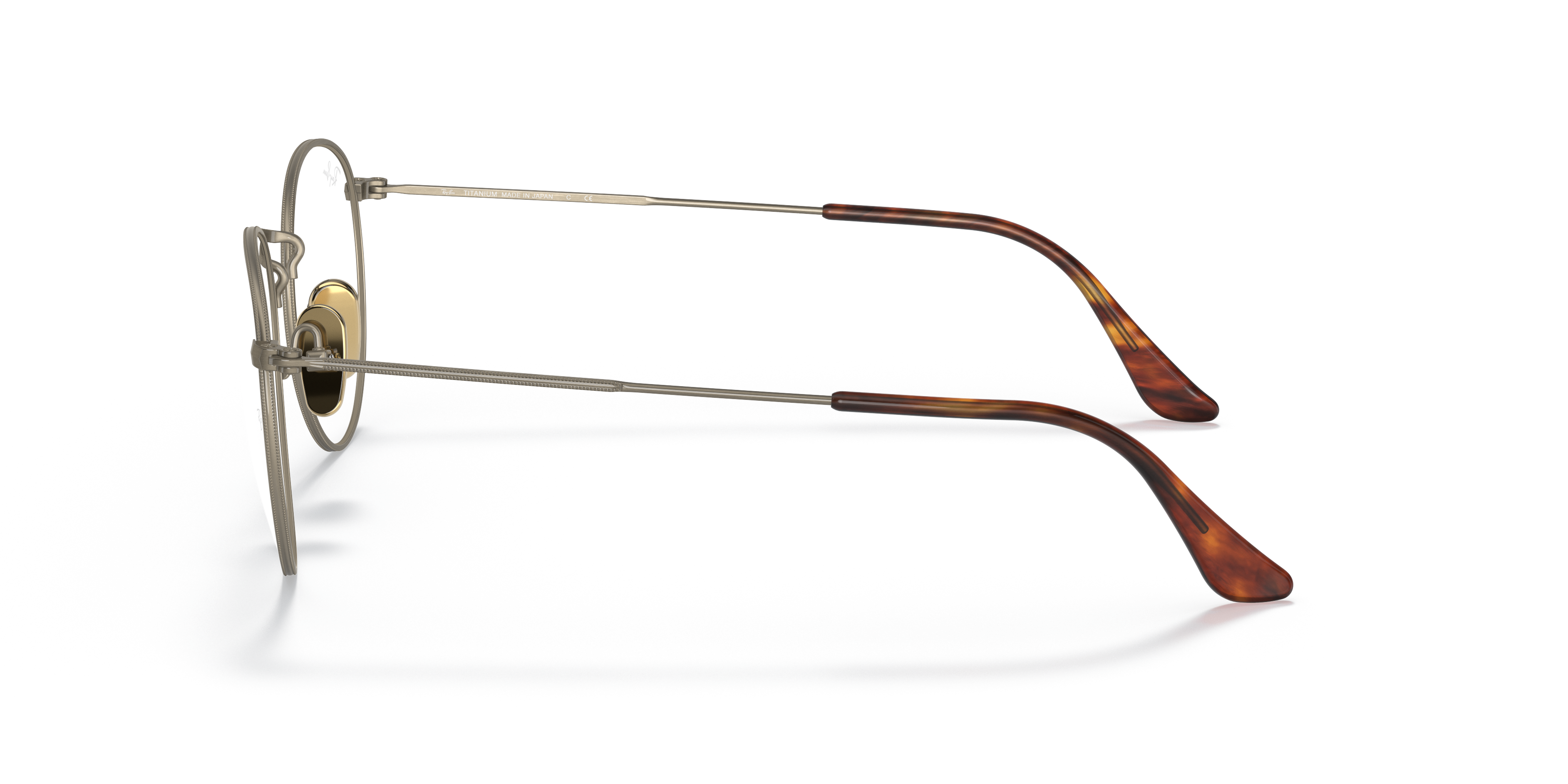 RB8247V Round Titanium Optics