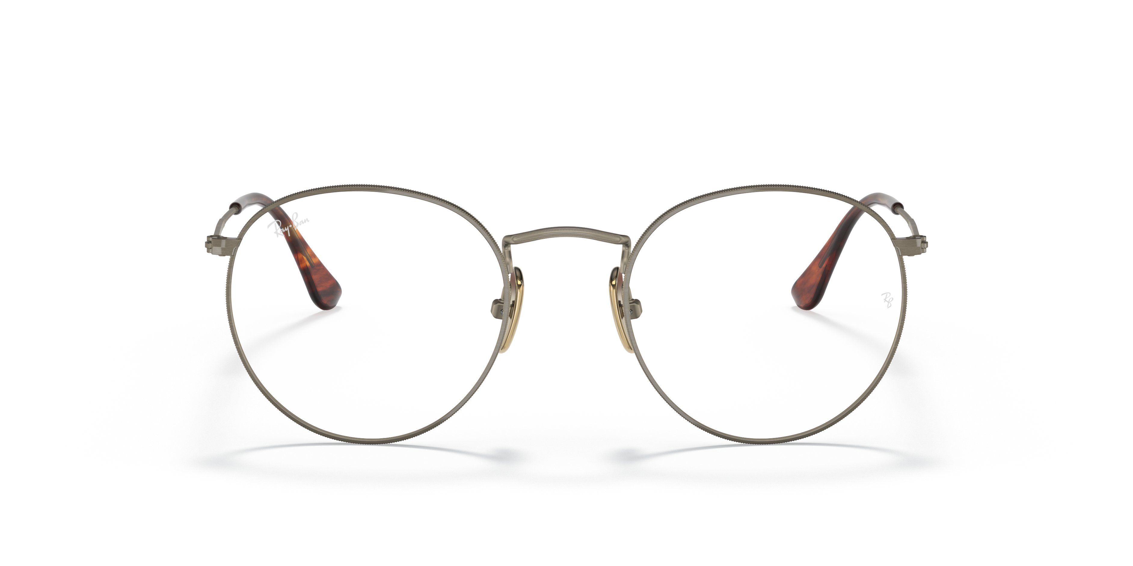 RB8247V Round Titanium Optics