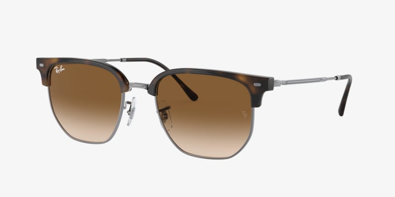 Ray-Ban RB 3016 CLUBMASTER ブラウン Ray-Ban™ Clubmaster RB3016 Square Sunglasses | EyeOns.com