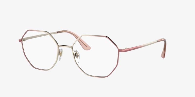 vogue サングラス Eyeglasses VO4274 - Top Havana/pale Gold - Demo Lens - Metal