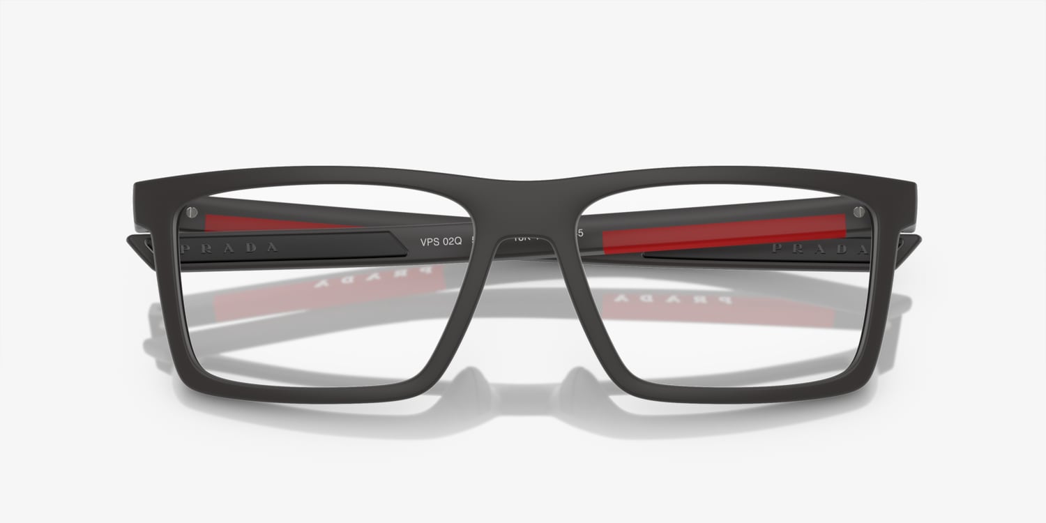 山崎PRADA Prada Linea Rossa VPS 01Q 2AZ1O1 Glasses - US