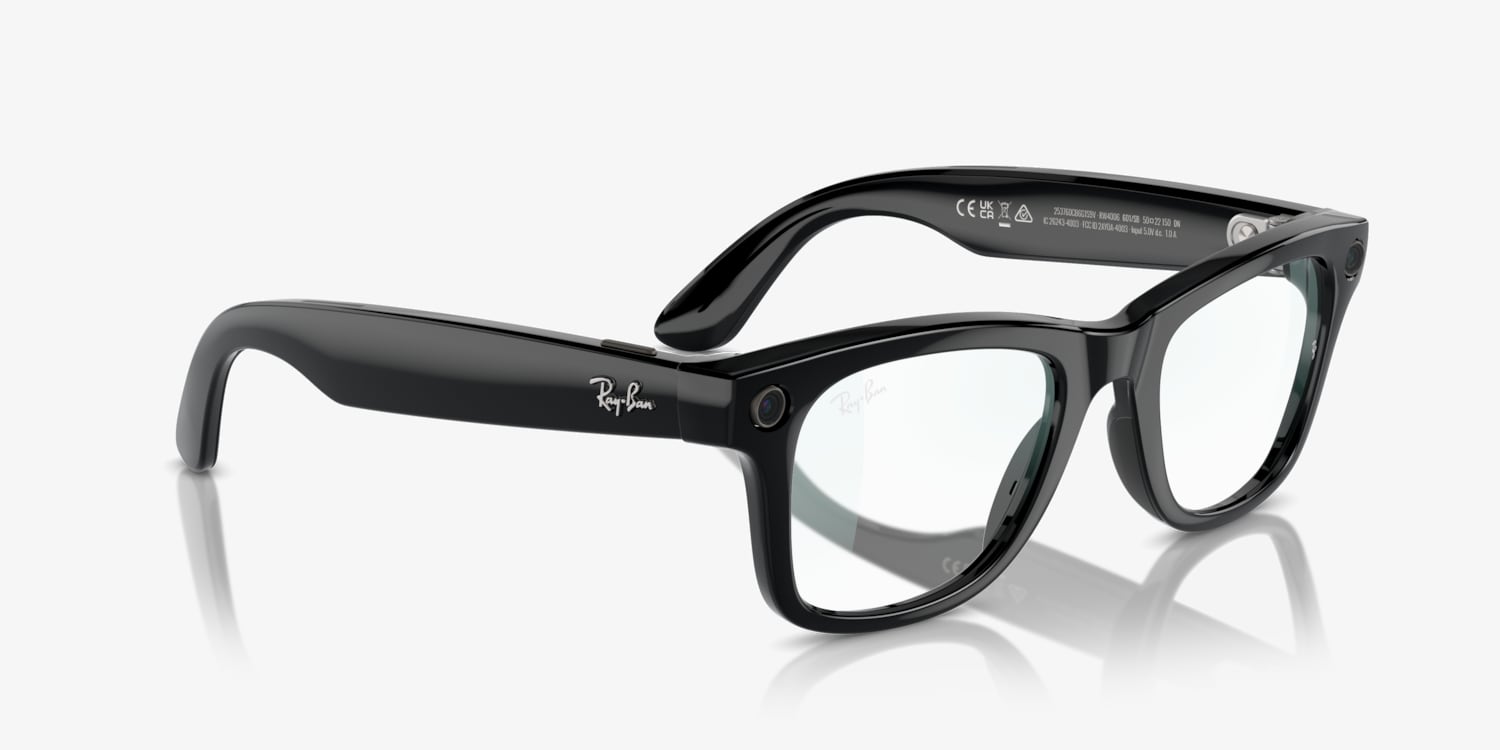 Wayfarer Rayban レイバン メタ マットブラック 53mm 調光 Ray-Ban Ray-Ban | Meta Wayfarer Sunglasses | LensCrafters