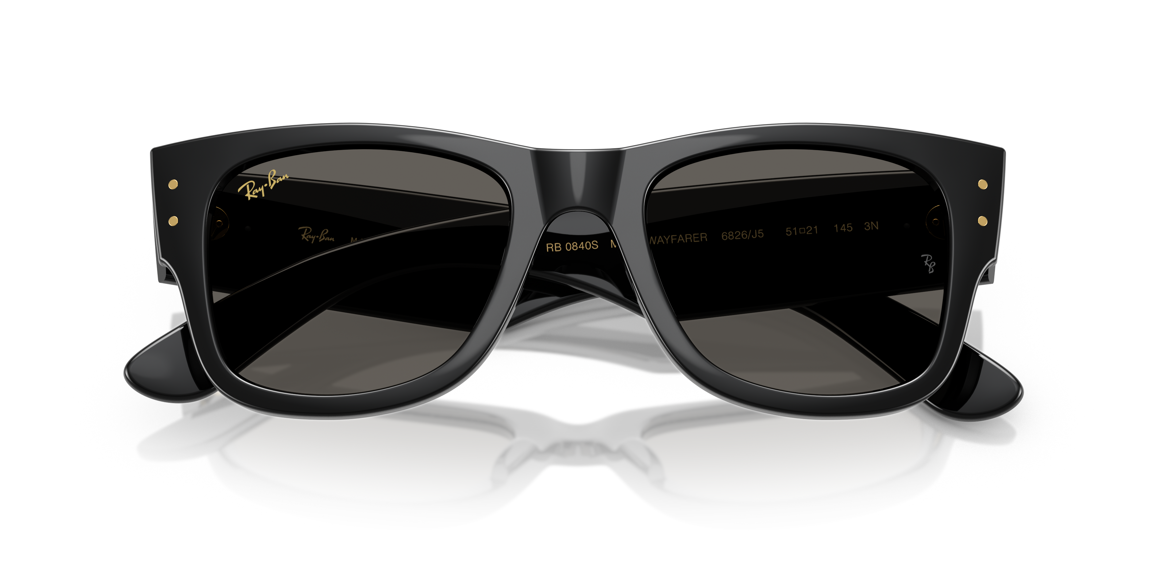 RB0840S Mega Wayfarer Blacked Out Collection
