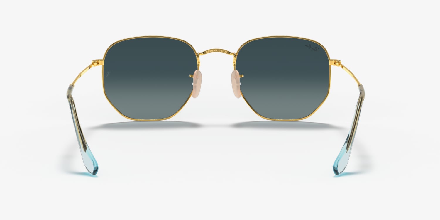 Ray-Ban RB3548N Hexagonal Flat Lenses Sunglasses | LensCrafters