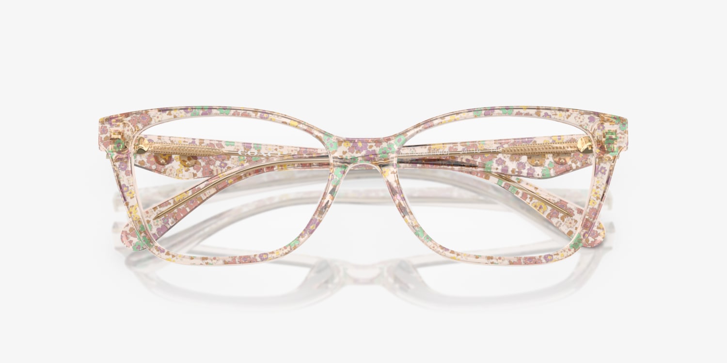 Coach floral glasses Coach HC6248U Eyeglasses | LensCrafters main image 3