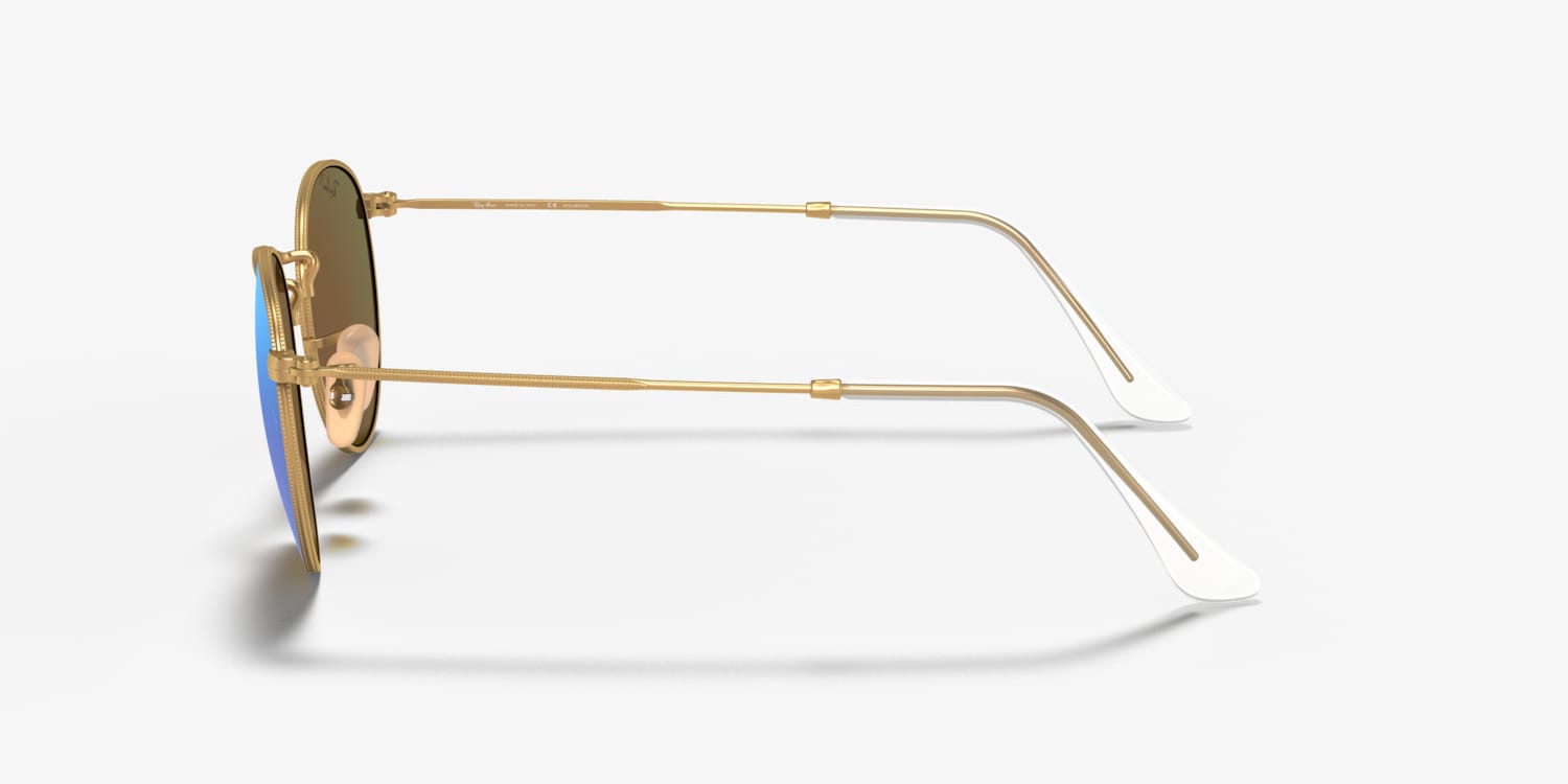 Ray-Ban RB3447 Round Flash Lenses Sunglasses | LensCrafters