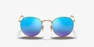 Ray-Ban RB3447 Round Flash Lenses Sunglasses | LensCrafters display picture 3