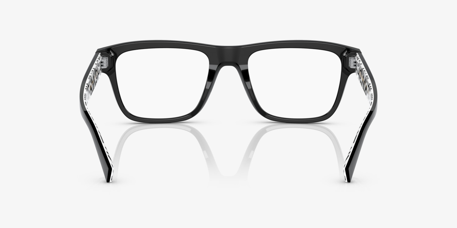 美品 DOLCE&GABBANA シングルライダース ハラコ 千鳥格子 ロゴ総柄 Dolce & Gabbana DG3362 Eyeglasses | LensCrafters