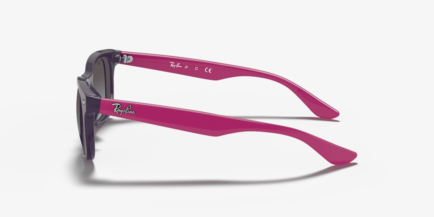 極美品　レイバン　サングラス　スクエア　キッズ　RJ9052S ブラック Amazon.com: Ray-Ban Junior Kids' RJ9052S New Wayfarer Square
