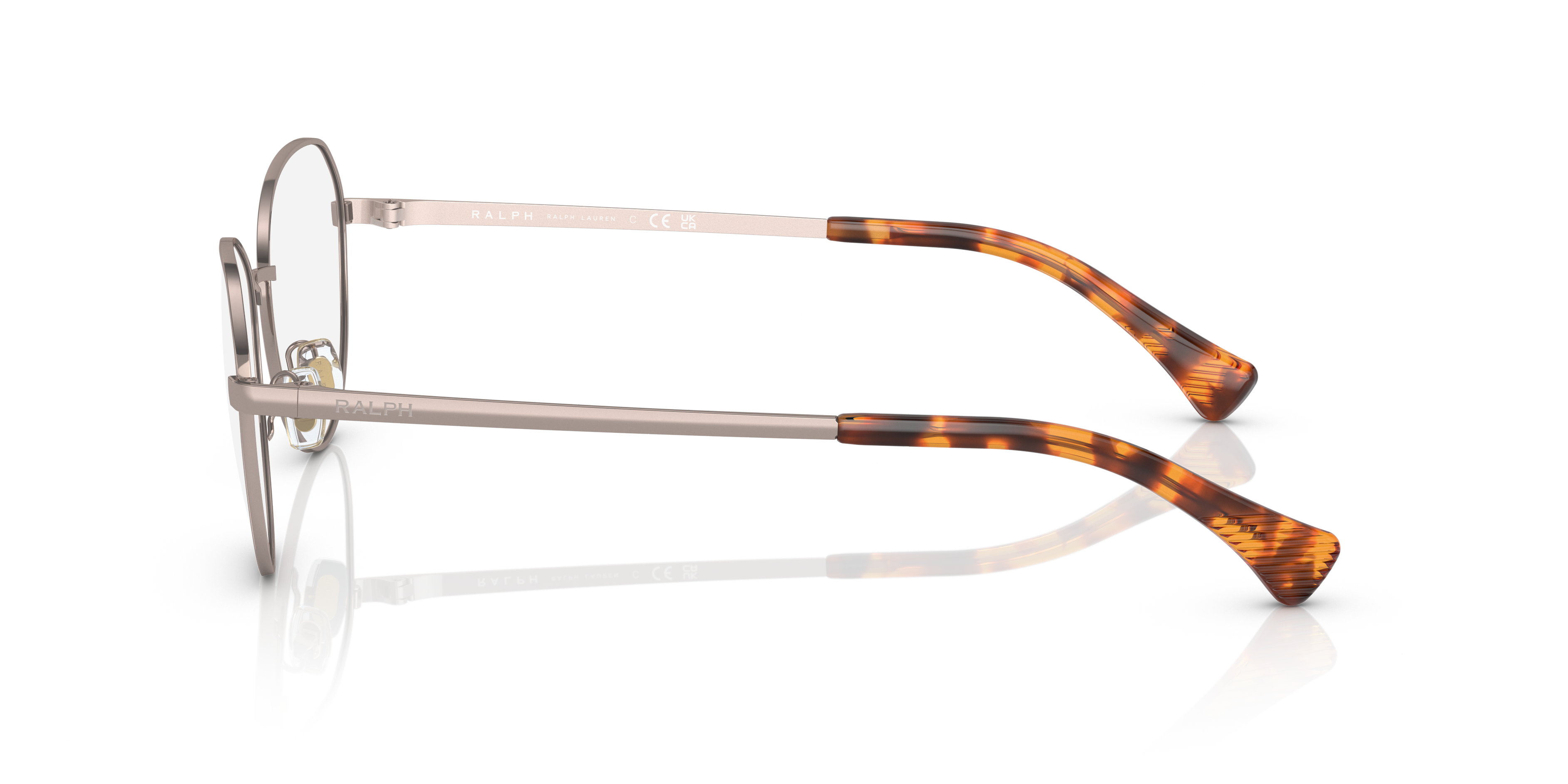 ラクレコ LACOSTE Reading Glasses L2904 230 49-20 Tortoise Round Frames