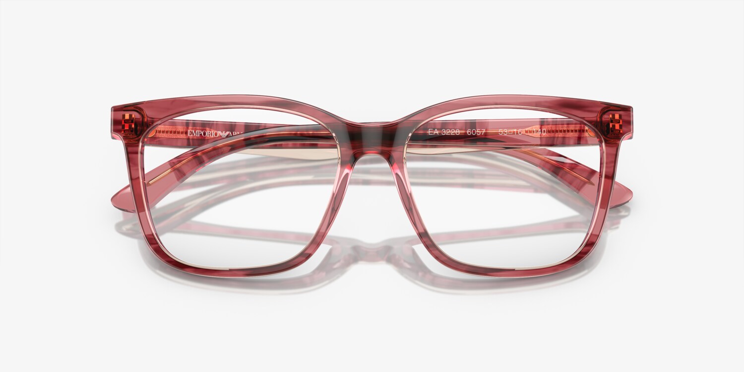 Emporio Armani Women\'s Red Eyeglasses! Emporio Armani EK3002 eyeglasses for women in Shiny Coral main image 4
