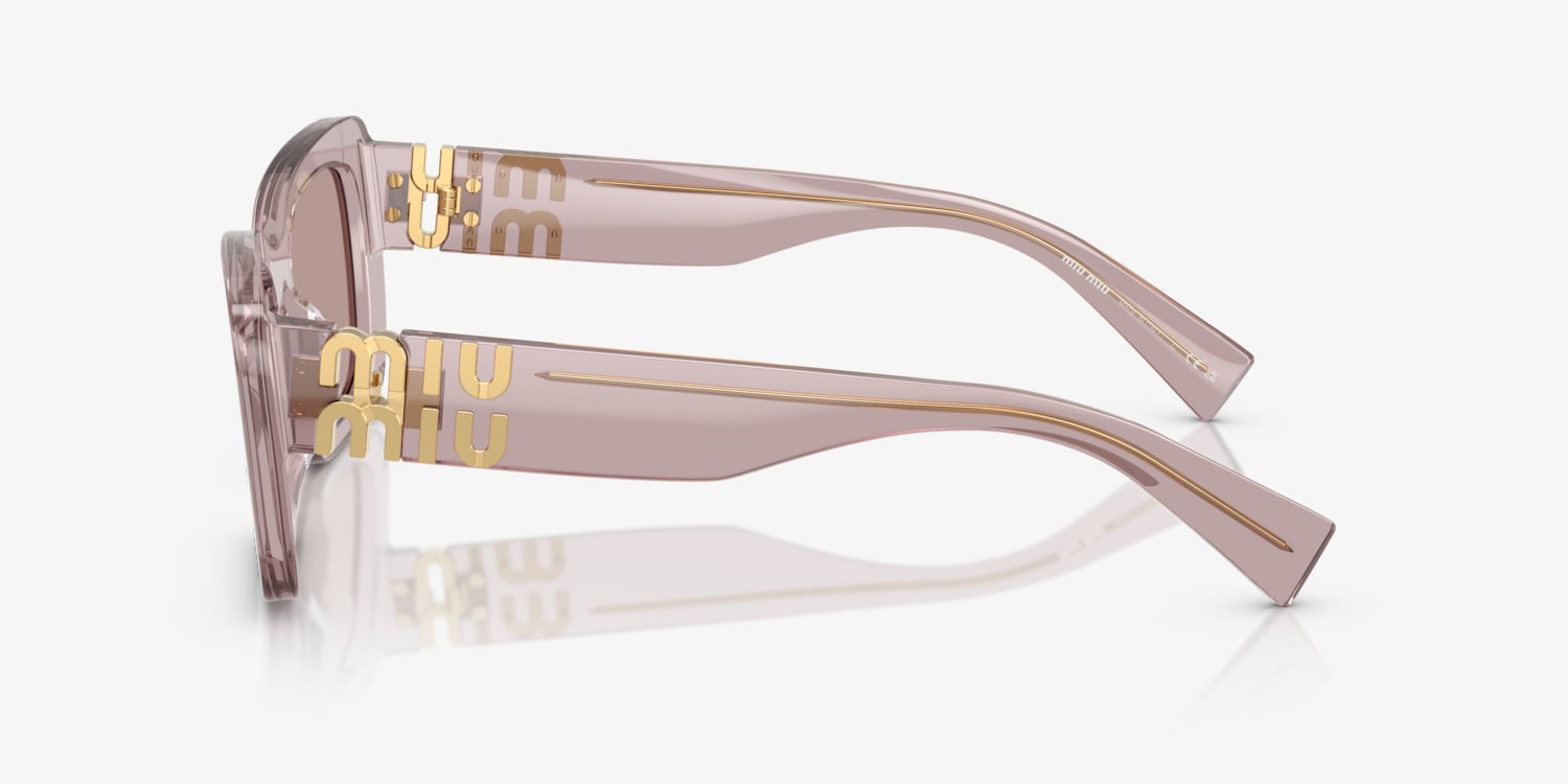 モイスティーヌ Miu Miu MU 52ZS 7OE5D1 58 Antique Gold Sunglasses