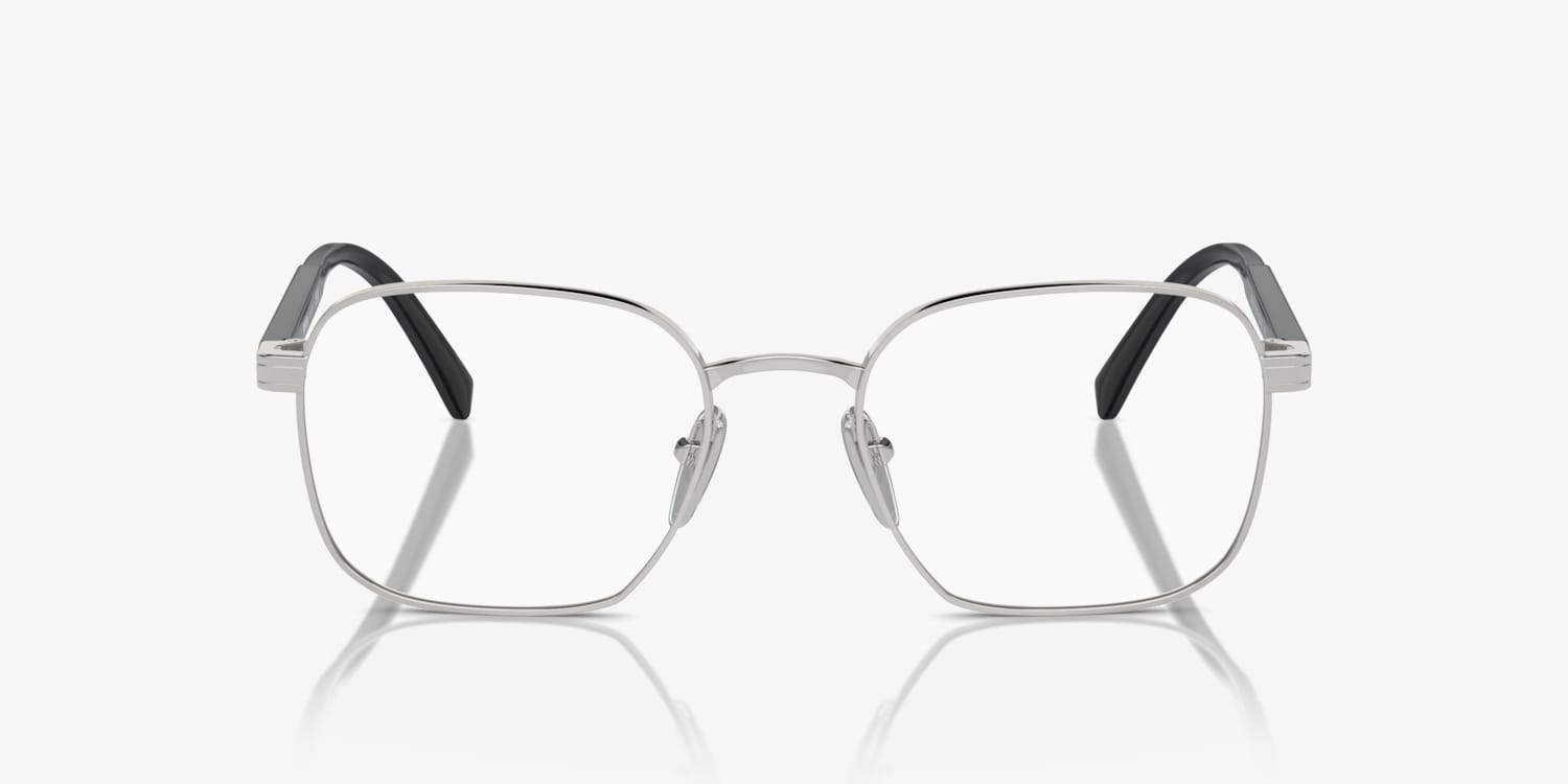 PRADA 長方形メガネグレー Prada PR A55V Eyeglasses | LensCrafters