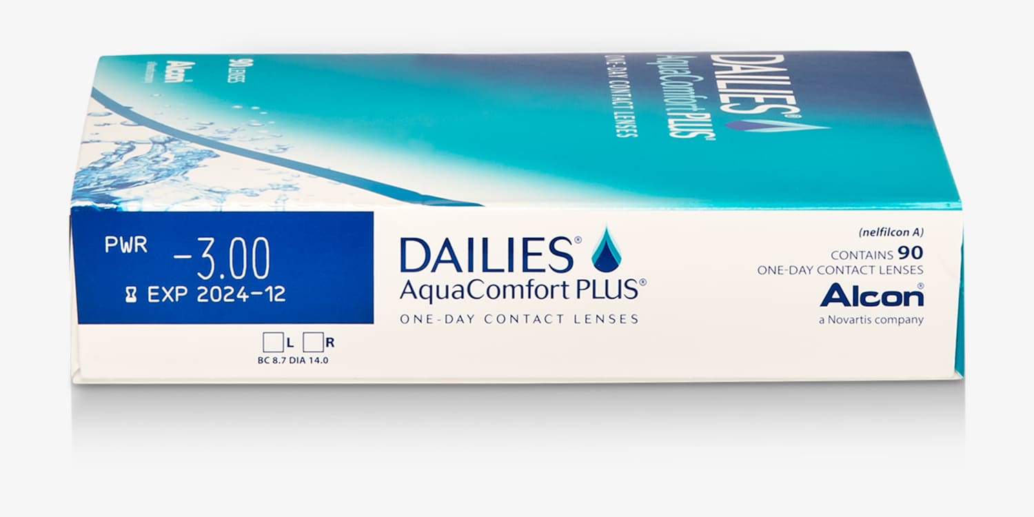 DAILIES® AQUACOMFORT PLUS® 90 Contact Lenses | LensCrafters