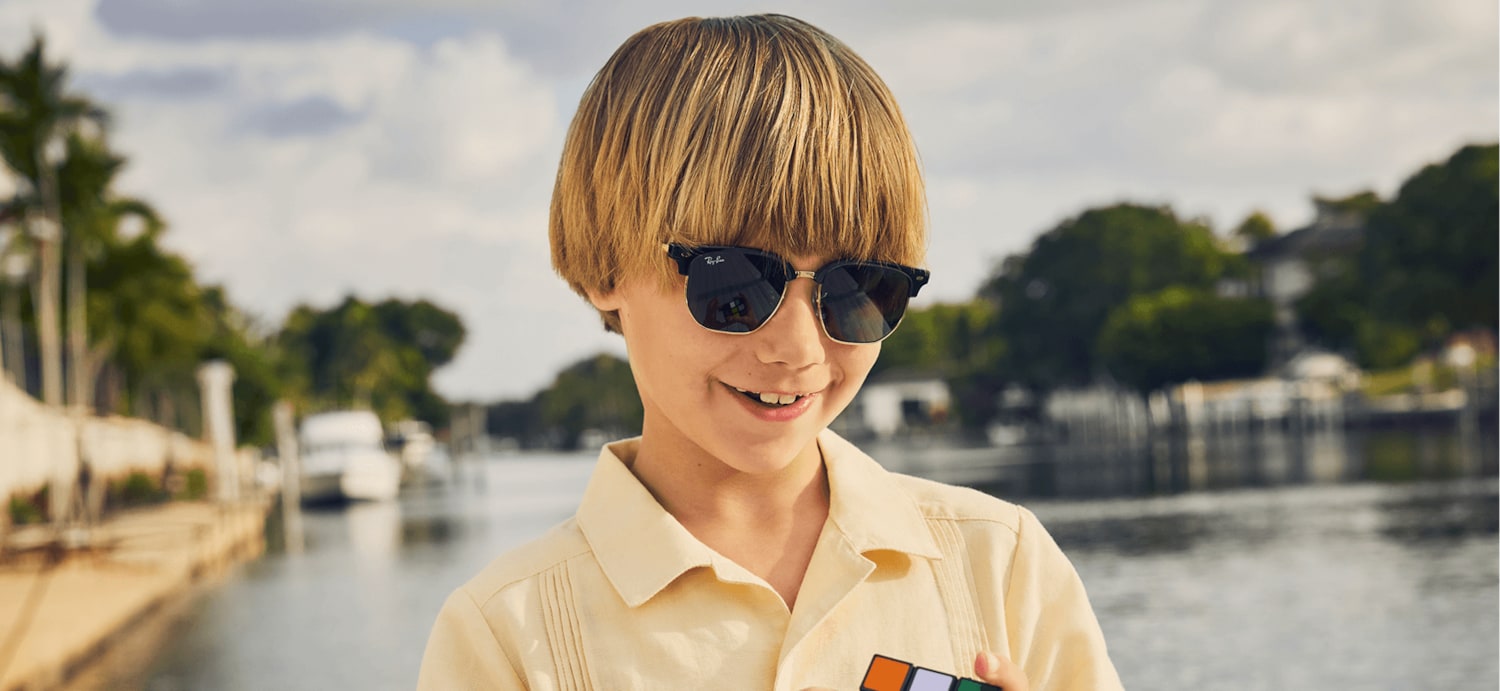Ray-Ban RB9116S New Clubmaster Kids Sunglasses | LensCrafters