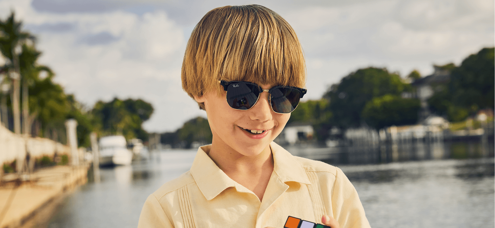 RB9116S New Clubmaster Kids