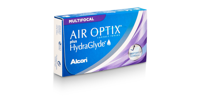 AIR OPTIX® plus HydraGlyde® Multifocal - Monthly 6 pack Contact Lenses