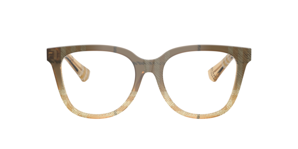 Burberry Women's Panthos Eyeglasses, BE2439 - Check Beige