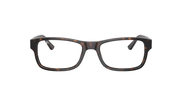 Ray-Ban Rb5268 Optics Eyeglasses Havana Frame Clear Lenses Polarized 50-17