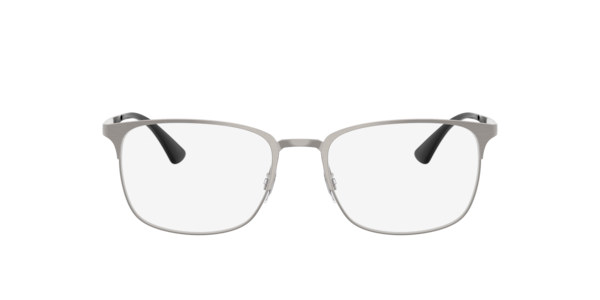 Ray-Ban Rb6421 Optics Eyeglasses Brushed Gunmetal Frame Clear Lenses Polarized 54-18
