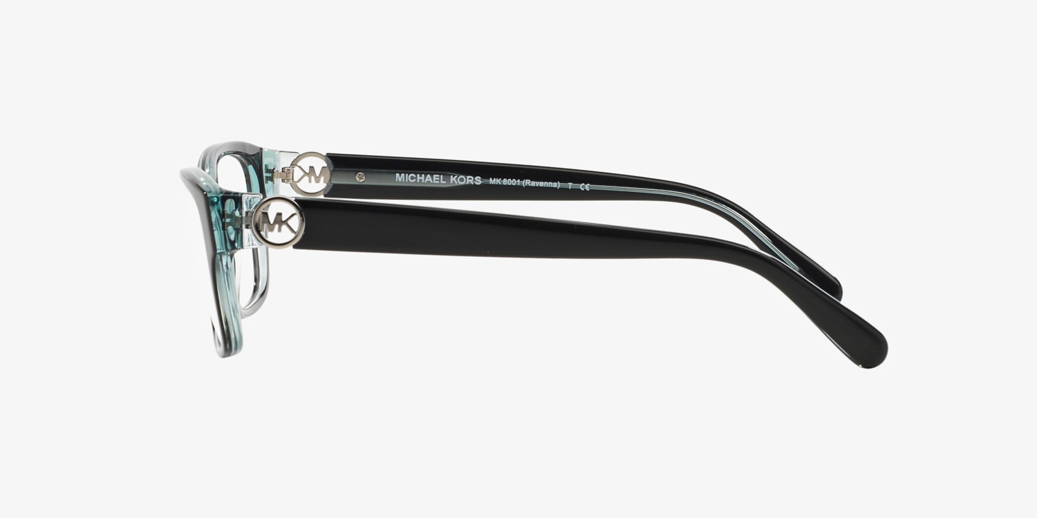 $187 MICHAEL KORS Ravenna Eyeglasses Frame MK8001 3004 53-18-140 Tortoise N120 Mk8001 Ravenna Prescription Glasses Eyeglass Mk8001 Ravenna  main image 4