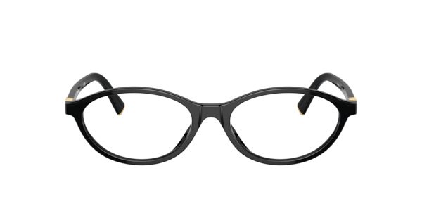 Miu Miu Women's Oval Eyeglasses, Mu 09XV - Black