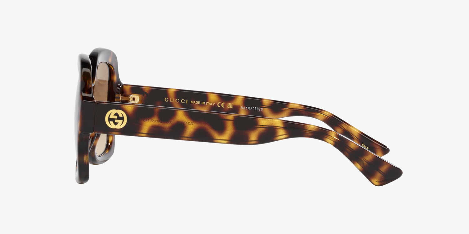 グッチ サングラス マリーナチェーン ストーン 箱付き イタリア製 ブラック Gucci GG1337S Sunglasses | LensCrafters