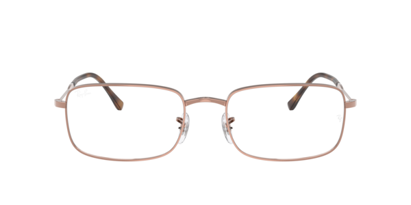 Ray-Ban Rb3746v Optics Eyeglasses Copper Frame Clear Lenses Polarized 56-20