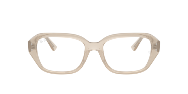 Ray-Ban Shea Optics Bio-based Eyeglasses Cloudy Warm White Frame Clear Lenses Polarized 51-18
