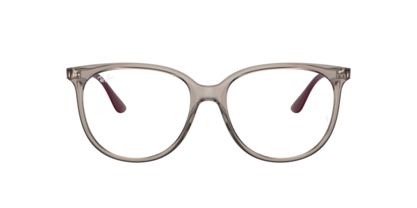 Ray-Ban Rb4378v Optics Eyeglasses Bordeaux Frame Clear Lenses Polarized 54-16