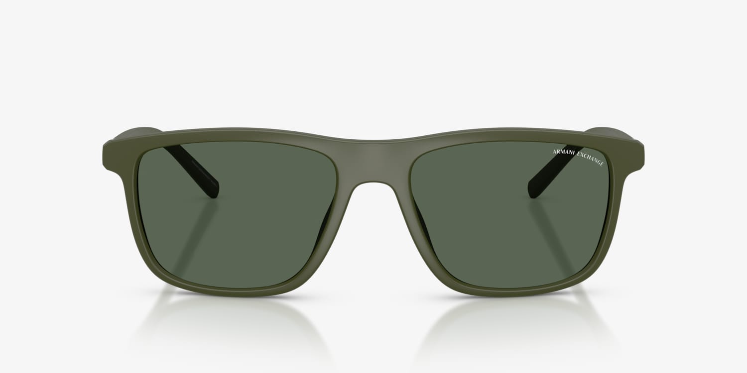 NEW ARMANI EXCHANGE AX115/S Translucent Gray Green Sunglasses NEW WITHOUT TAGS AX2060S Sunglasses - Armani Exchange Authorized Retailer  main image 2