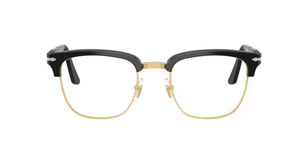 Persol Unisex Square Eyeglasses, PO3375V - Black