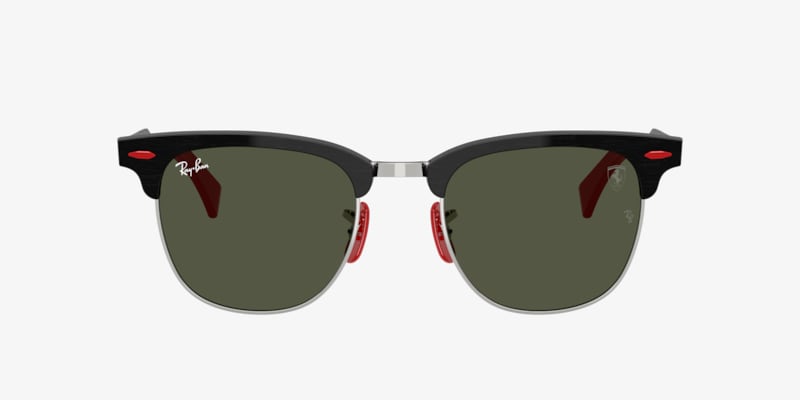 Ray-Ban RB3016 Clubmaster Flash Lenses Sunglasses | LensCrafters