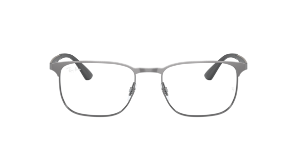 Ray-Ban RX6363 2553 Men's Glasses Grey Size 54 - Blue Light Block Available