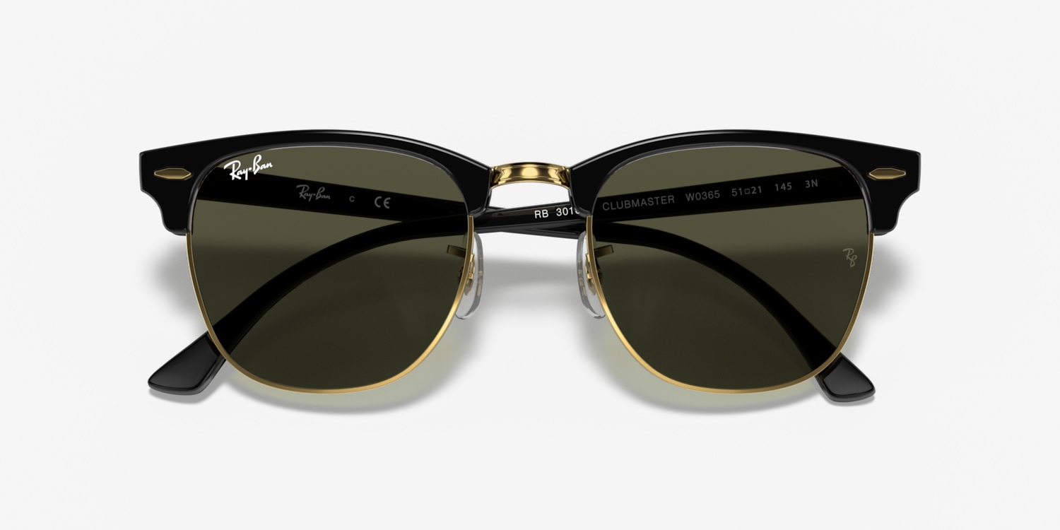 Ray-Ban RB3016F Clubmaster Classic Sunglasses | LensCrafters