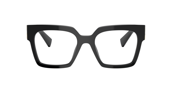 Miu Miu MU04UV 1AB1O1 Women’s Glasses Black Size 52 - Free Lenses - Blue Light Block Available